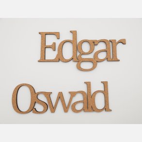 Personligt navneskilt til hjemmet