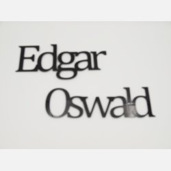 Personligt navneskilt til hjemmet