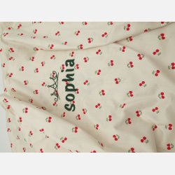 Senget�j m/personligt broderi