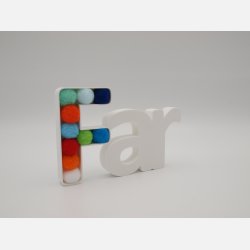 Mor &amp; Far dekoration m/tekstil kugler  